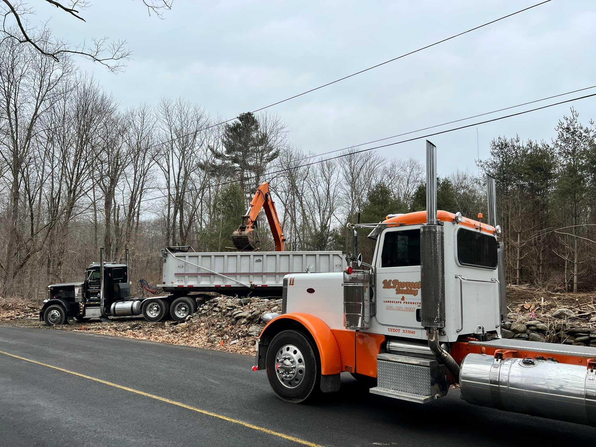 Excavation and Land Clearing | M. Provost Trucking & Landscape Products LLC